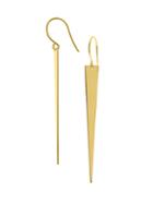 Saks Fifth Avenue Draw The Line 14k Yellow Gold Jagger Dangle Earrings