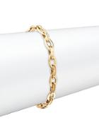 Saks Fifth Avenue Made In Italy 14k Yellow Gold Link Chain Bracelet