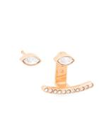 Vita Fede Rose Goldtone & Swarovski Crystal Earrings