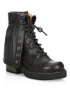 Chlo Katerina Fold-over Leather Boots