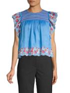 Amur Floral Embroidered Top