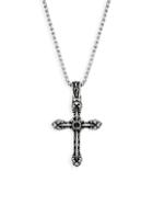 Jean Claude Templier Cross Pendant Necklace