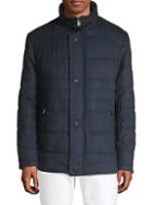 Bugatti Plaid Quilted Puffer Jacket