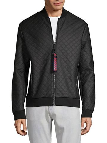 Fiver Quilted Bomber Jacket