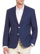 Saks Fifth Avenue Collection Samuelsohn Classic-fit Wool Sportcoat