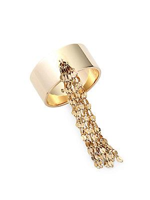 Lana Jewelry 14k Yellow Gold Tassel Ring