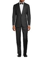 Isaia Peak Lapel Wool Suit