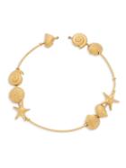 Valentino Garavani Goldtone Starfish & Seashell Choker Necklace