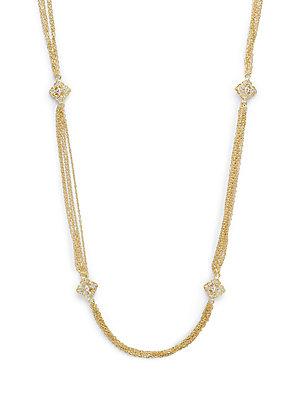 Freida Rothman 14k Gold-plated Brass Station Necklace