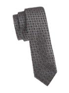 Valentino Geometric Slim Silk Tie
