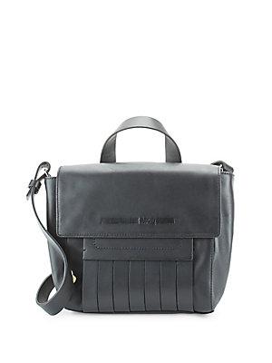 Alexander Mcqueen Leather Panel Shoulder Bag