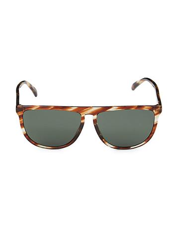 Givenchy 57mm Half Moon Sunglasses