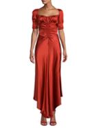Alexis Noerene Ruched Stretch-silk Dress