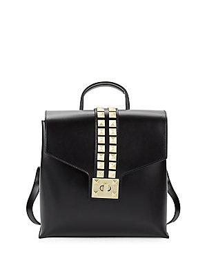 Valentino By Mario Valentino Rockstud Leather Backpack