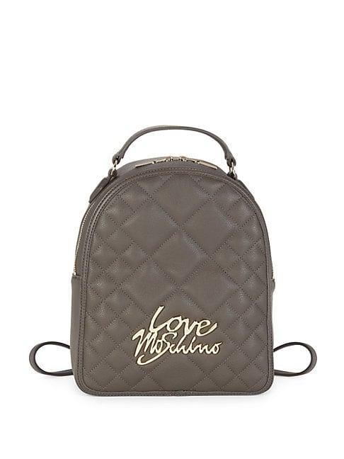 Love Moschino Quilted Love Backpack
