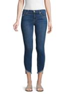 7 For All Mankind Distressed Super Skinny Jeans