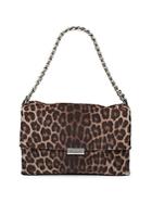 Stella Mccartney Leopard Faux Fur Shoulder Bag