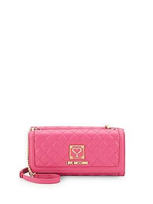 Love Moschino Quilted Chain Wallet
