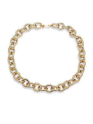 Kenneth Jay Lane Polished Goldtone Chain Link Necklace