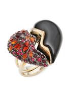Alexis Bittar Crystal & Lucite Ring