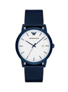 Emporio Armani Luigi 3-hand Stainless Steel Bracelet Watch