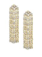 Saks Fifth Avenue Crystal Waterfall Linear Earrings