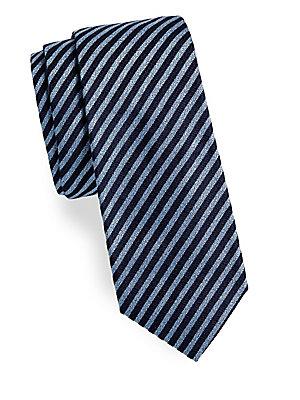 Giorgio Armani Diagonal Stripe Silk Tie