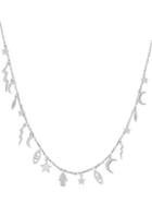 Gabi Rielle Sterling Silver Charm Necklace