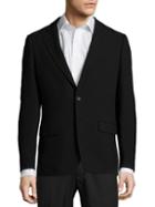 Michael Kors Collection Long-sleeve Wool-blend Jacket