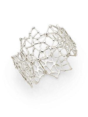 Jules Smith Cobweb Stretch Bracelet/silvertone