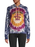 Mother The Square Tie-dye Cotton Hoodie