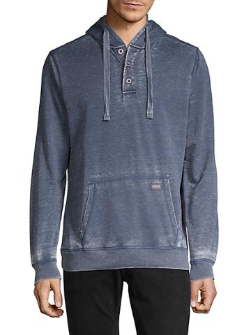 Heritage Report Collection Burnout Cotton-blend Hoodie