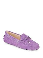 Tod's Leather Tie Moccasins