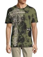 Affliction Logo Graphic Tie-dyed Cotton Tee