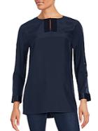 Lafayette 148 New York Caily Silk Top