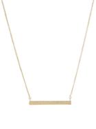 Rivka Friedman 18k Yellow Goldplated Bar Pendant Necklace