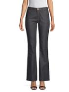 Valentino Buttoned Wide-leg Jeans