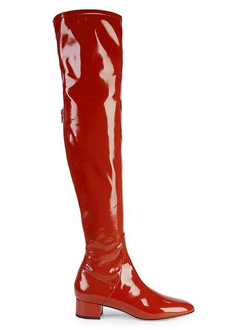Valentino Garavani Patent Leather Tall Boots