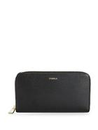 Furla Logo Leather Zip-around Wallet