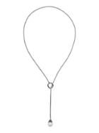 Belpearl Oceana 925 Sterling Silver & 12mm South Sea Pearl Lariat Necklace