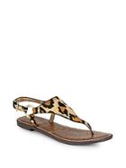 Sam Edelman Greta Leopard Thong Sandals
