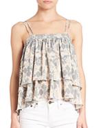Prose & Poetry Tiered Ruffle Tank Top