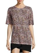 Iro Shay Animal-print Tee