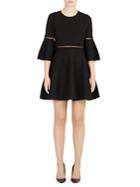 Carven Bell Sleeve Fit-&-flare Dress