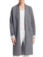 Theory Double Face Wool-blend Cardigan