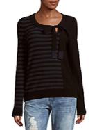 Sonia Rykiel Long-sleeve Virgin Wool & Cashmere-blend Sweater