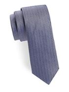 Saks Fifth Avenue Micro Diamond Silk Tie