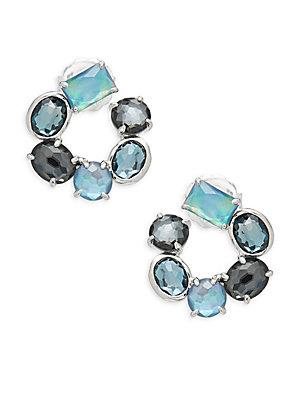 Ippolita Rock Candy Multi-stone And Sterling Silver Stud Earrings