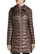 Calvin Klein Quilted Down-fill Hooded Coat