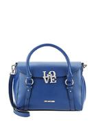 Love Moschino Crossbody Foldover Faux- Leather Bag